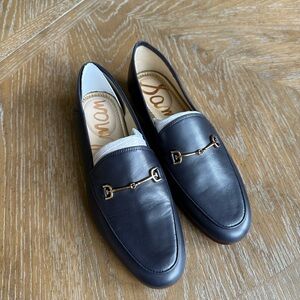 Sam Edelman Navy Leather Loraine Loafers Size 7 NWT
